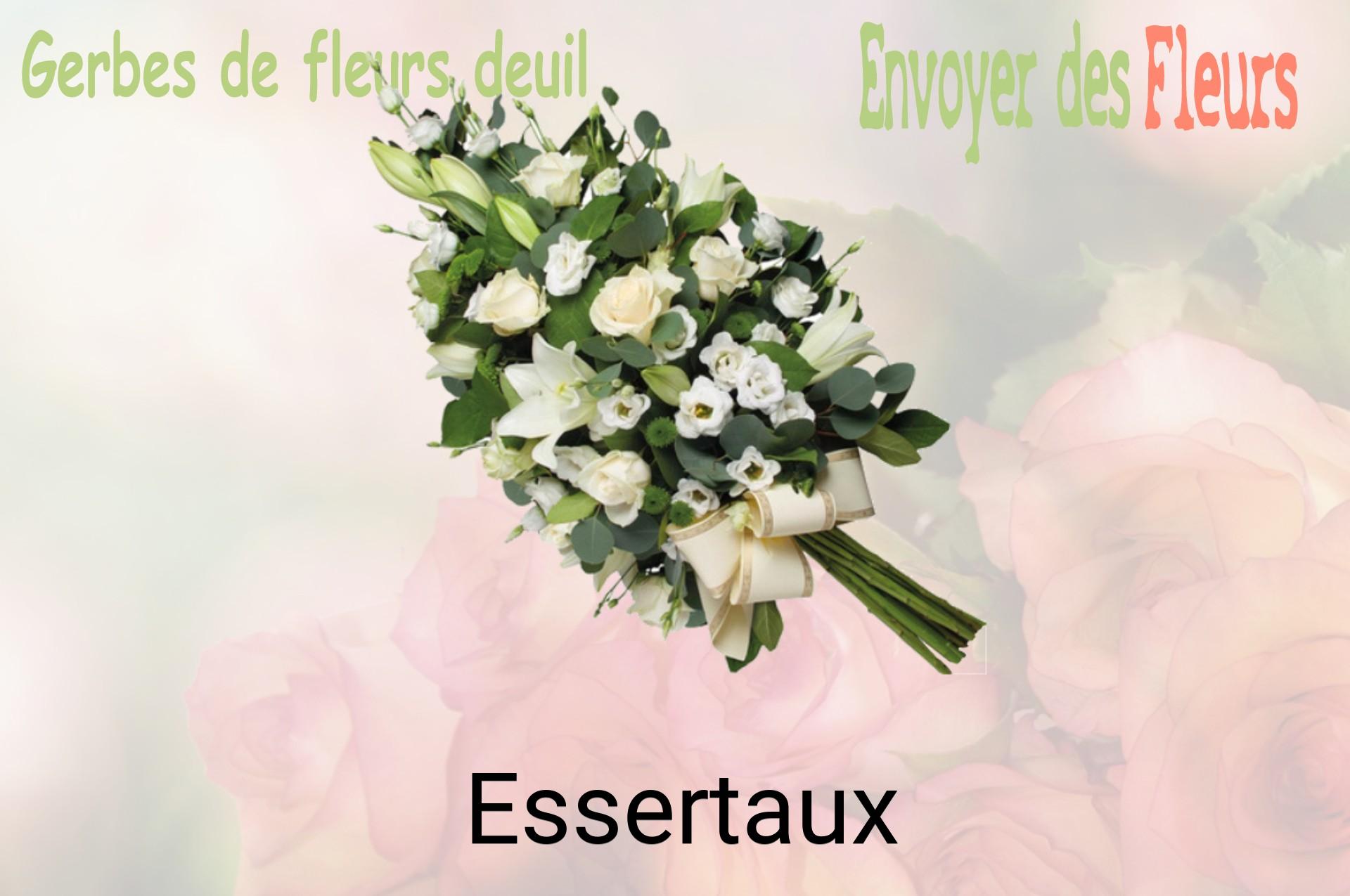 Gerbe de fleurs de deuil livrée à Essertaux
